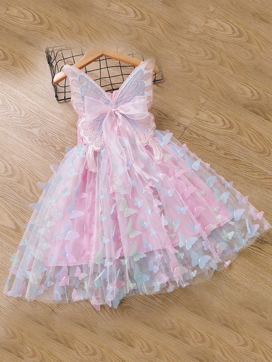 Girls Summer Dresses | Butterfly Wing Smocked Dress | Mia Belle Girls