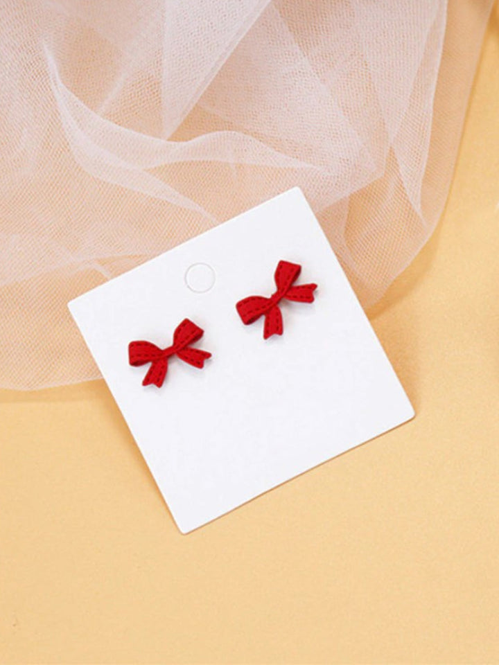 Mia Belle Girls Bowknot Stud Earrings | Girls Accessories