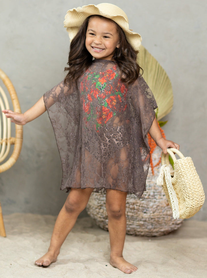 Toddler Resort Wear | Girls Caftan Swimsuit Cover Up | Girls Boutique