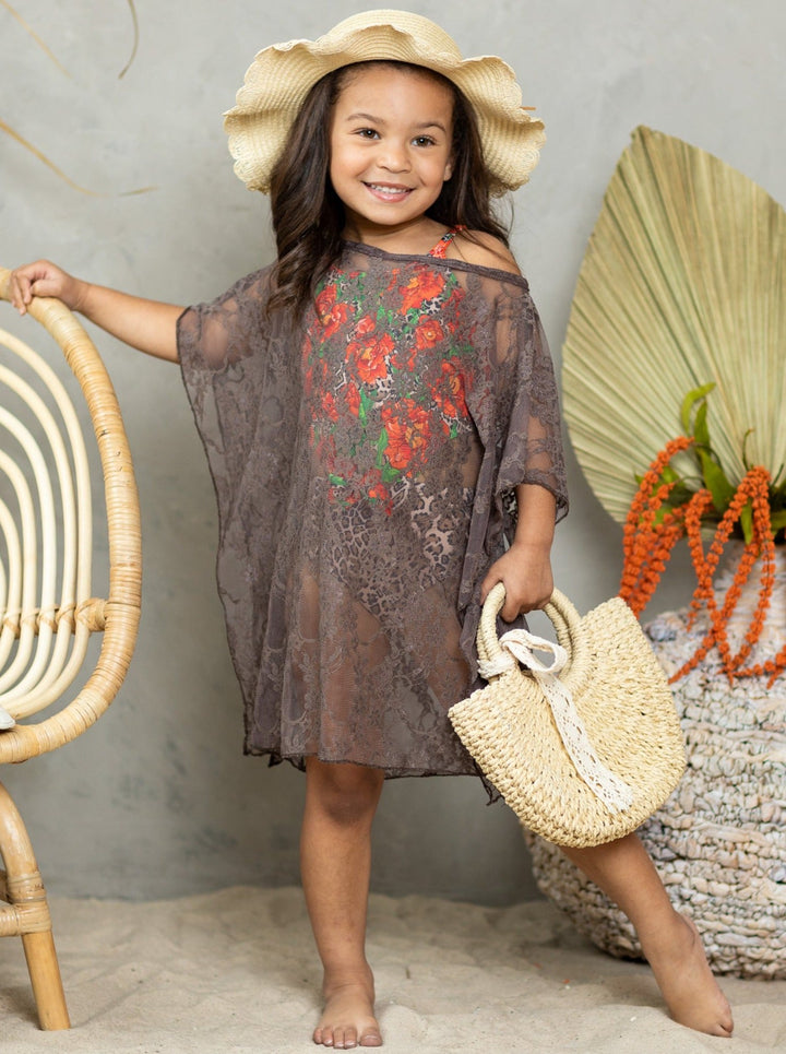 Toddler Resort Wear | Girls Caftan Swimsuit Cover Up | Girls Boutique