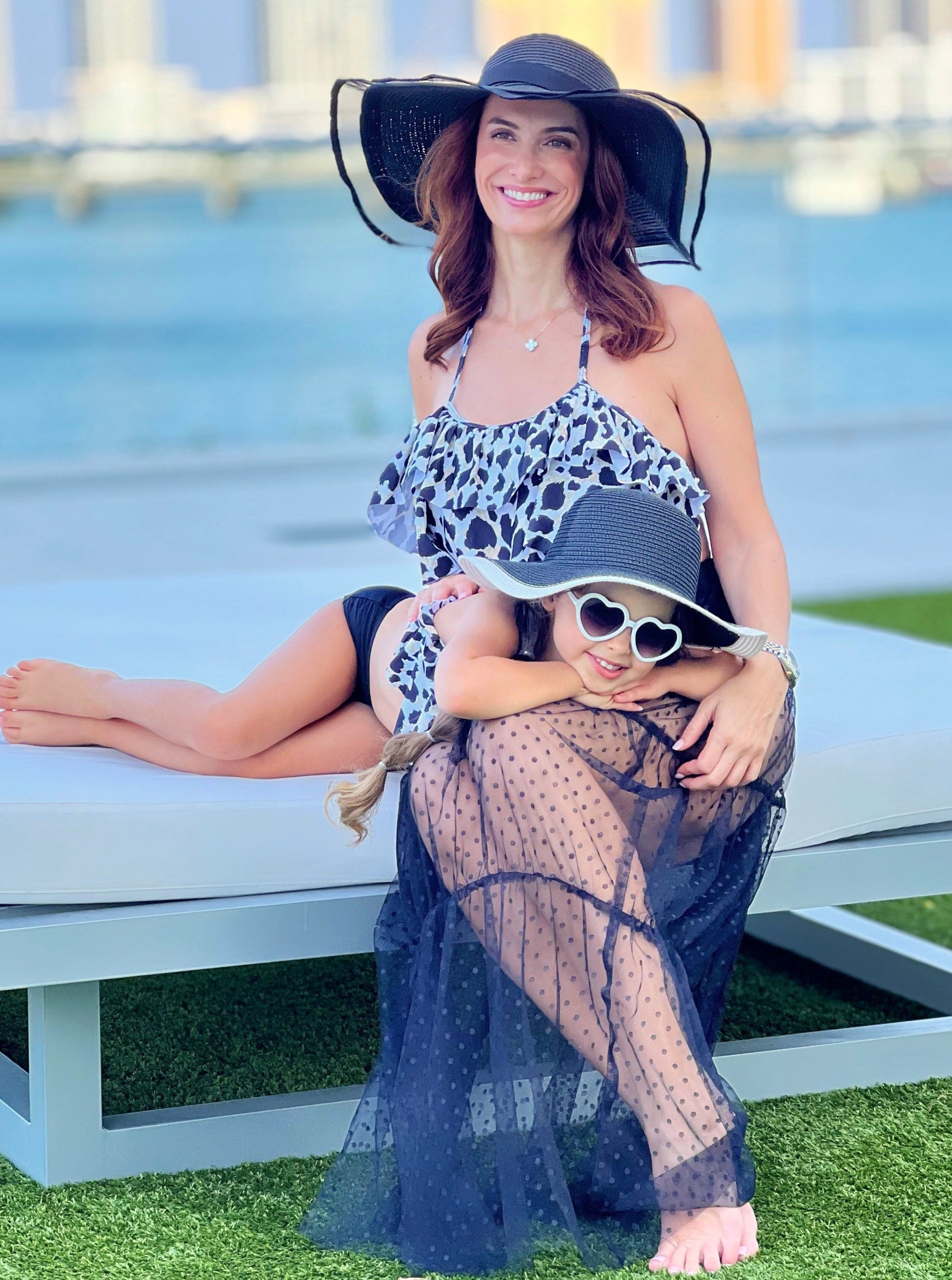 Mommy and Me Diva Duo Two Piece Swimsuit Mia Belle Girls