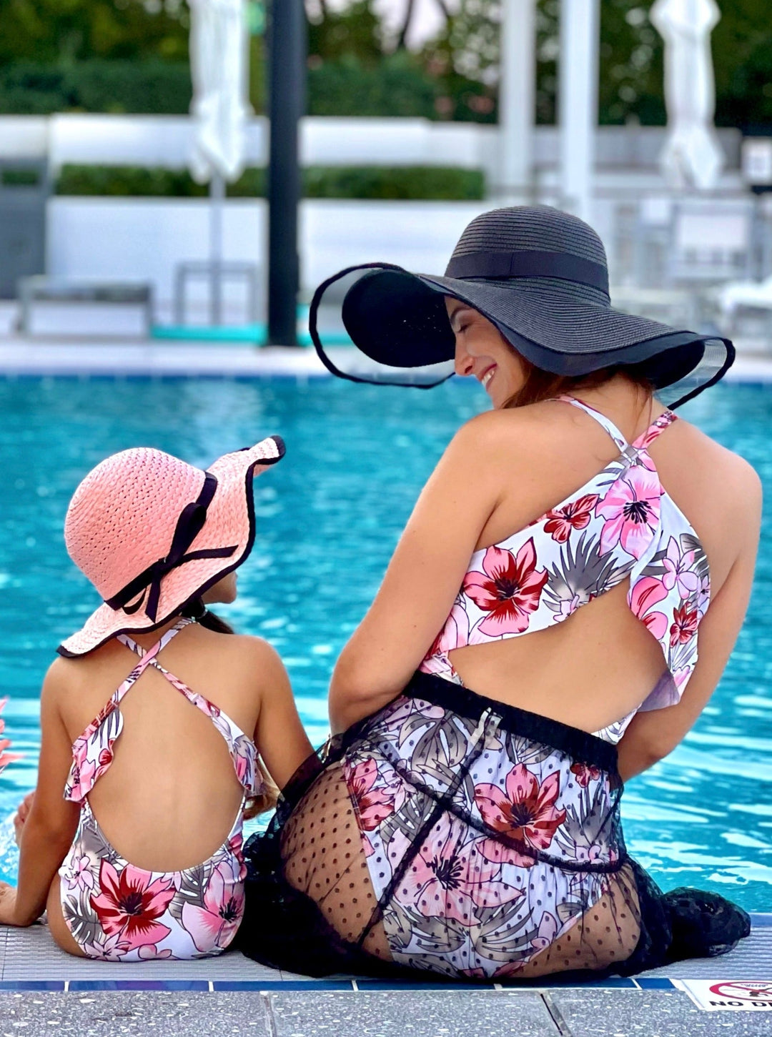 Mommy & Me One Piece Swimsuits| Tropical Swimsuits | Mia Belle Girls