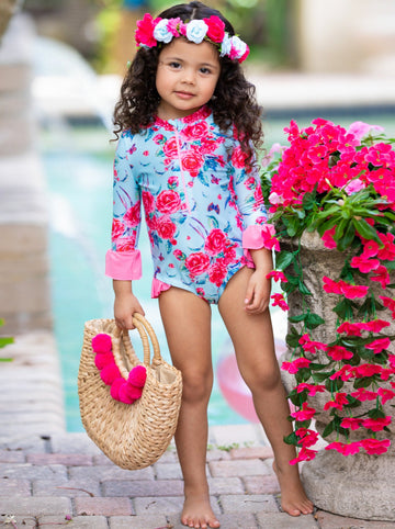 Toddler Rash Guard Swimsuit 