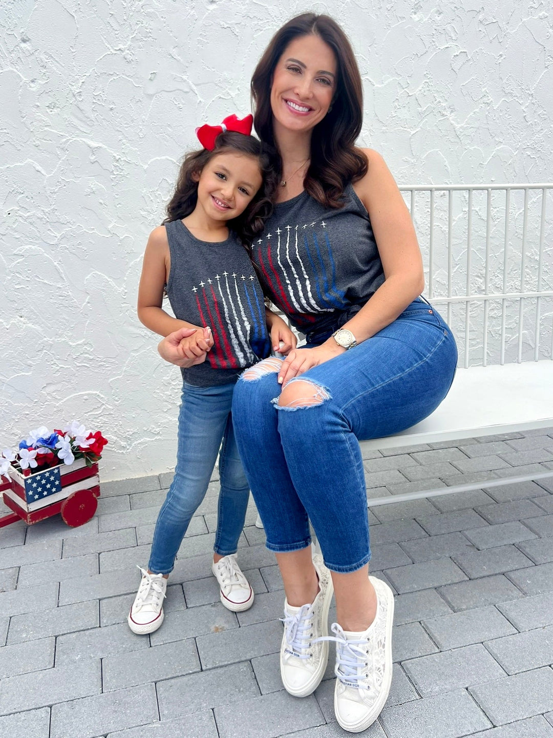 Mommy And Me 4th of July Tank Tops | Mia Belle Girls