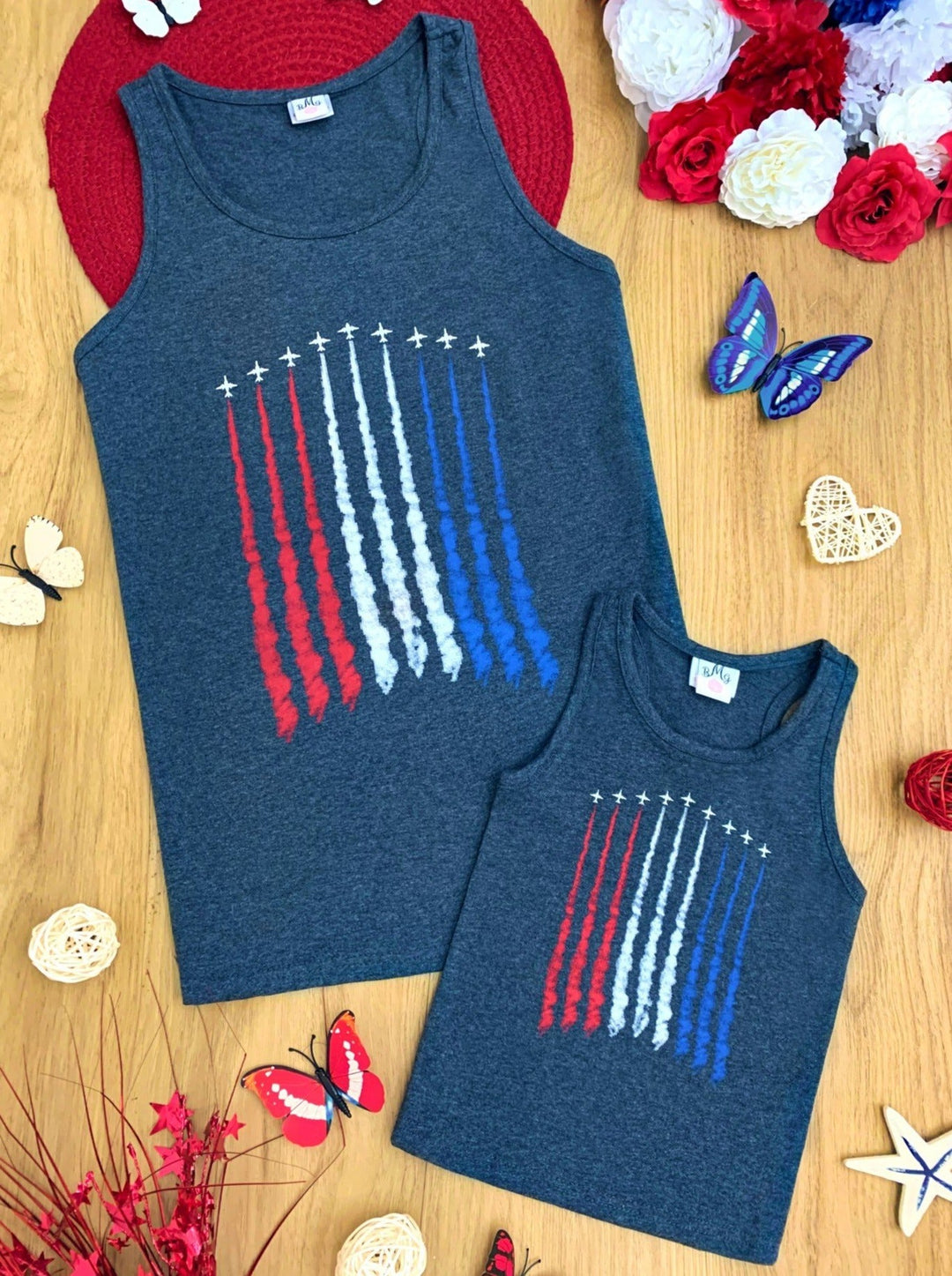 Mommy And Me 4th of July Tank Tops | Mia Belle Girls