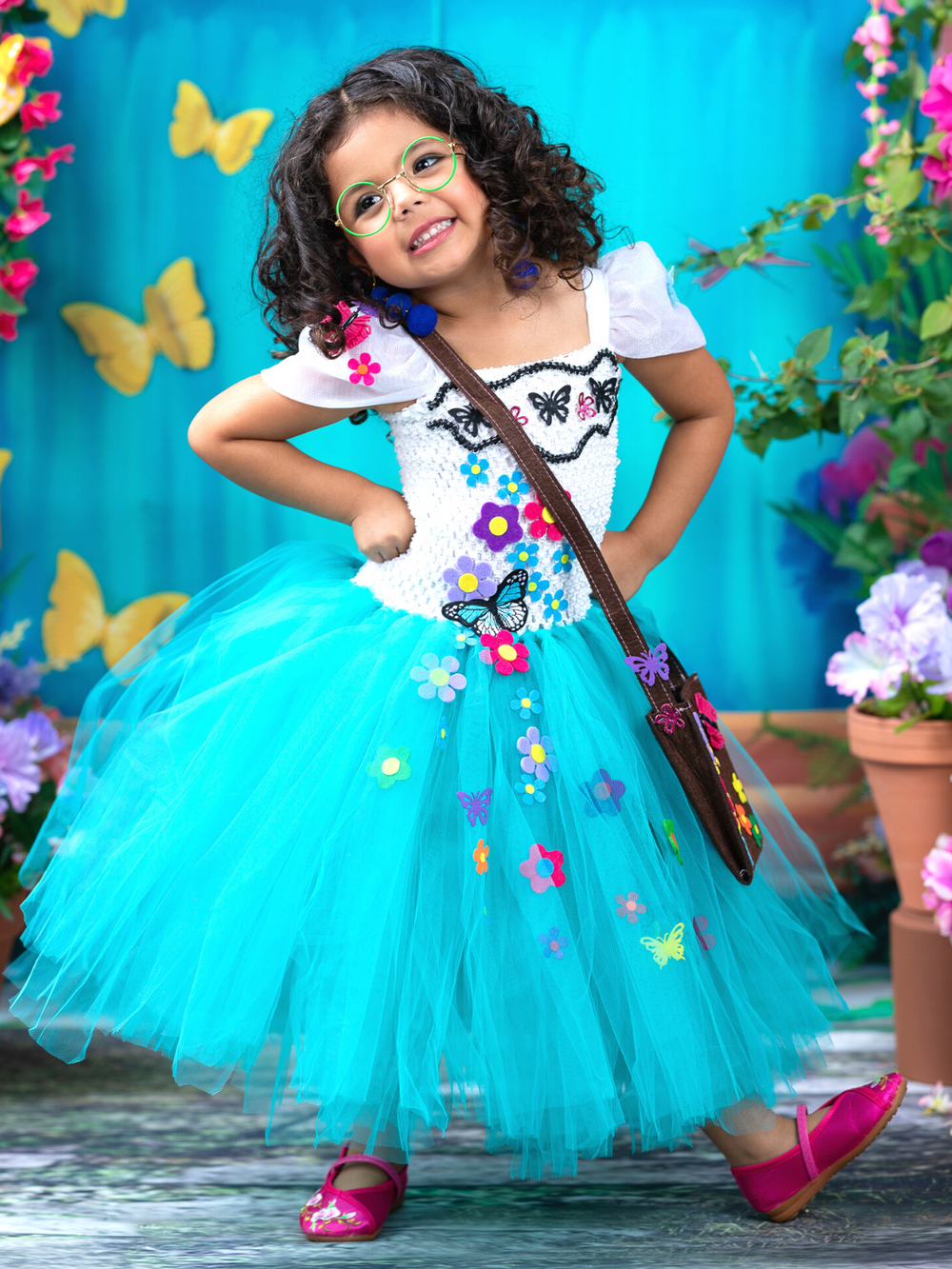 Halloween Costumes | Encanto Inspired Mirabel Tutu Dress | Mia Belle Girls