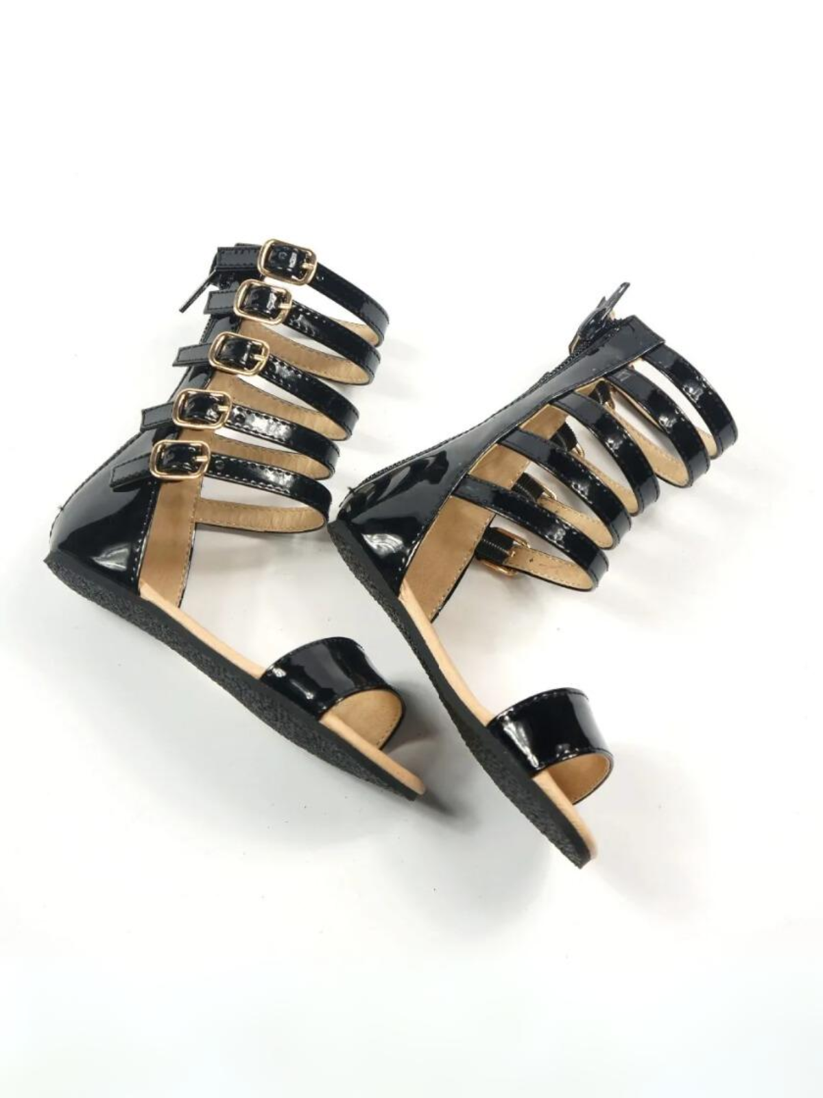 Little Trendsetter's Multi-Strap Gladiator Sandals By Liv and Mia