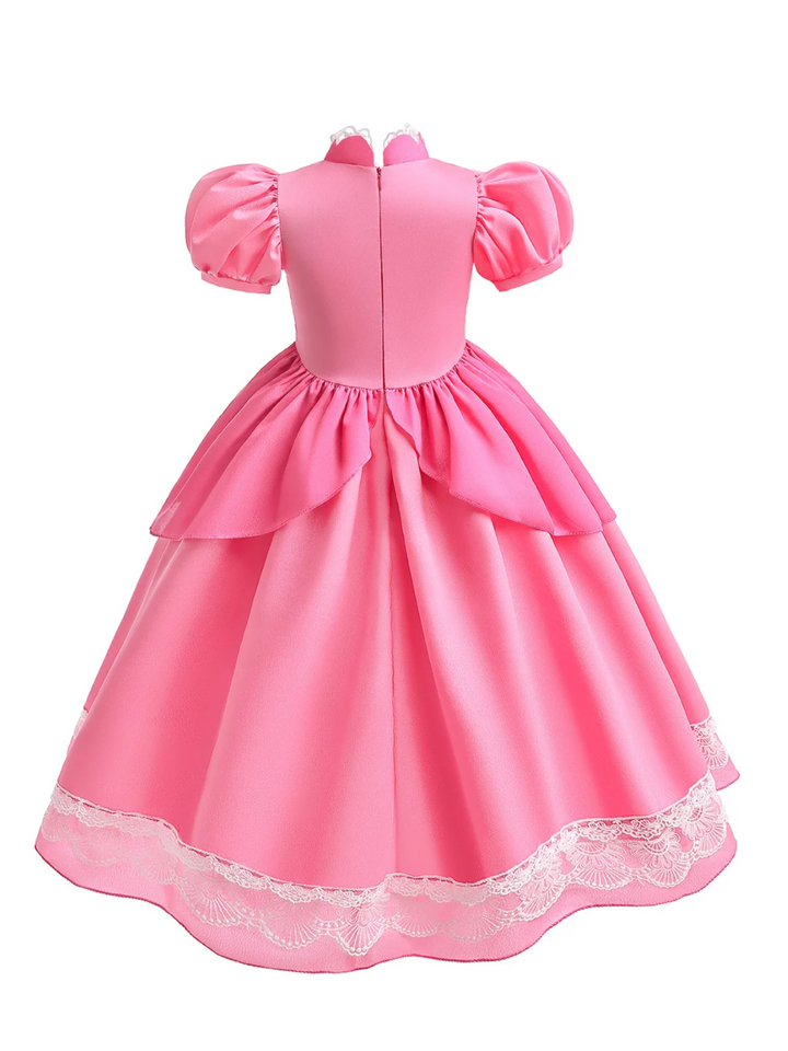 Girls Enchanting Peach Inspired Costume