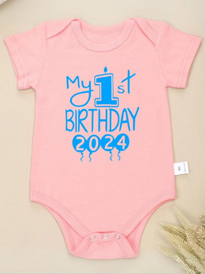 Mein 1. Geburtstag Baby-Einteiler - Entzückender Body für Jungen und Mädchen