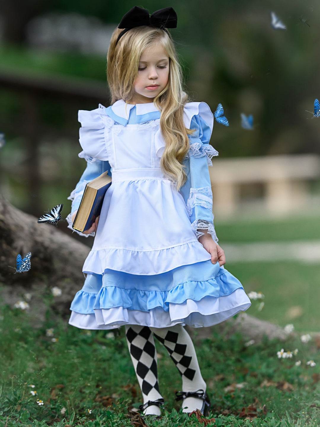 Girls Halloween Costumes | Alice in Wonderland Dress - Mia Belle Girls