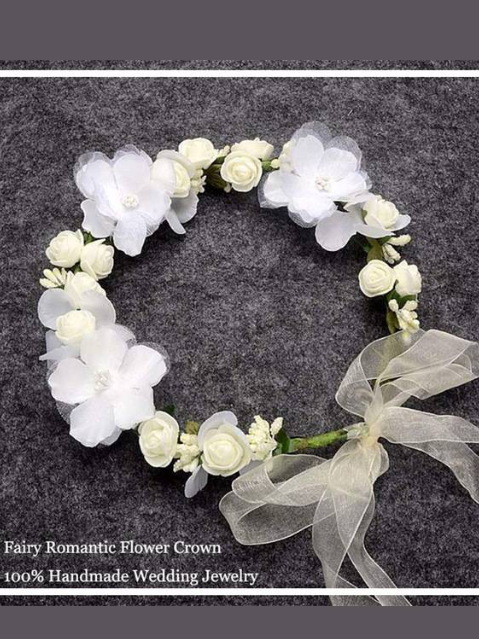 Mia Belle Girls Handmade Flower Crown | Girls Accessories