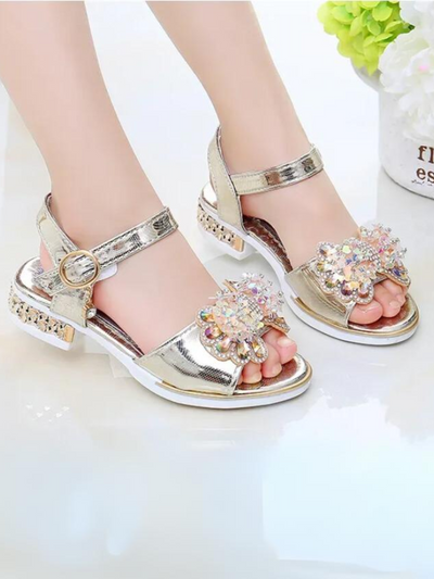 Fairy Tale Butterfly Sandals with Sparkling Accents By Liv and Mia