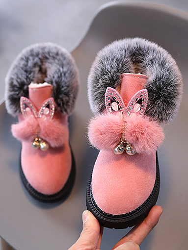 Shoes By Liv & Mia | Cute Faux Fur Butterfly Boots - Mia Belle Girls