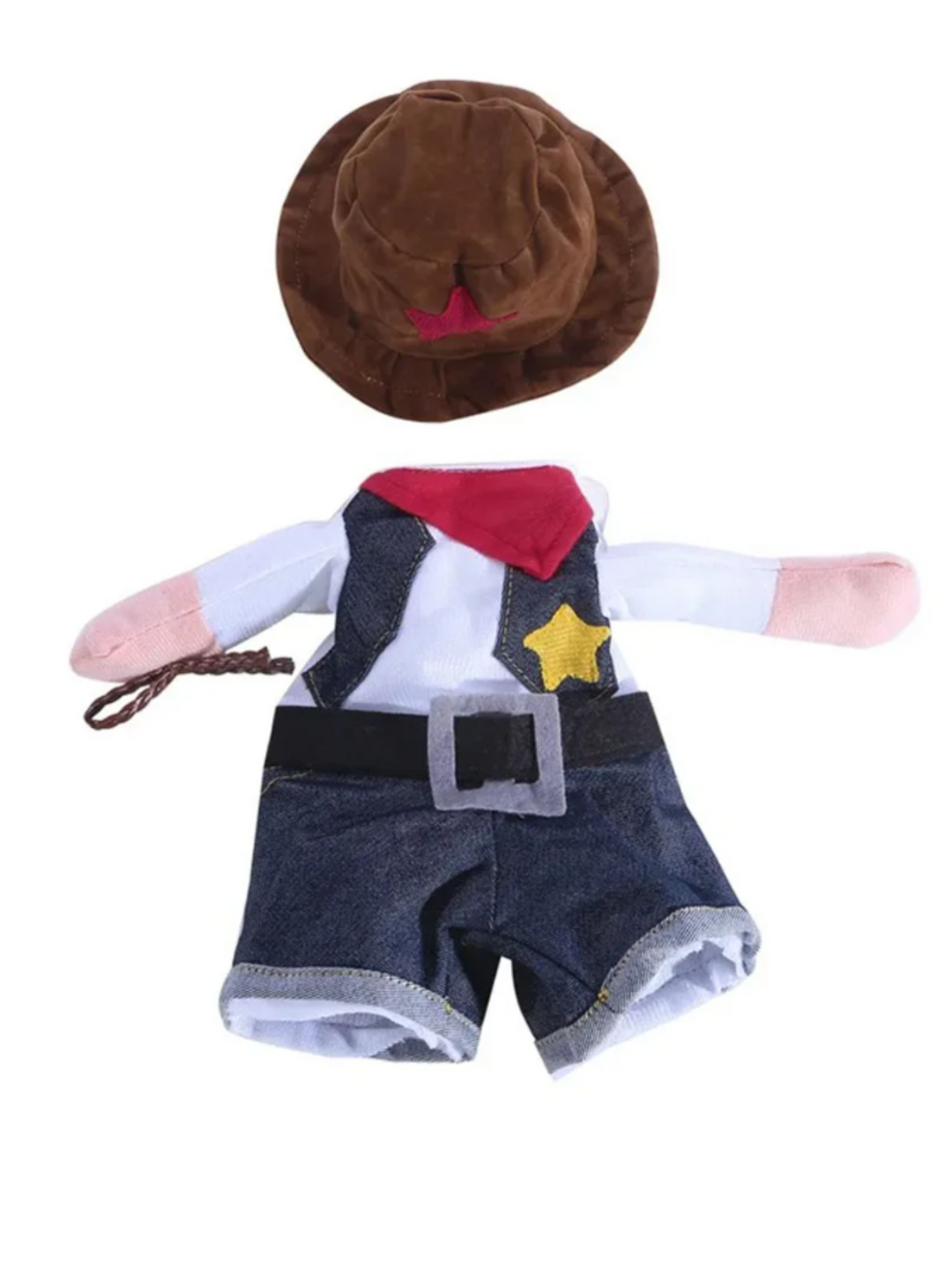 Dog Funny Cowboy Halloween Costume for Dogs and Cats