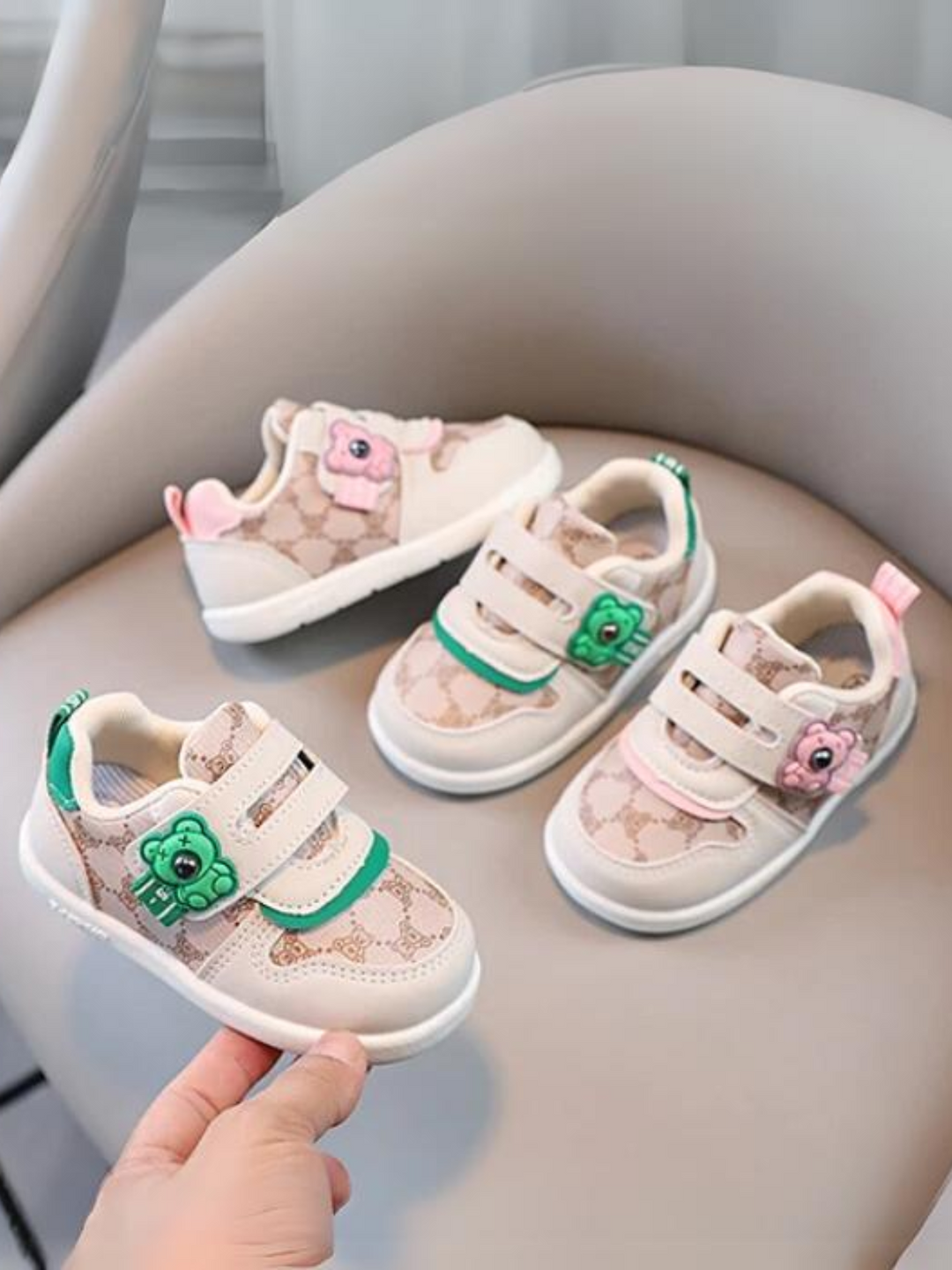 Girls Adorable Animal Sneakers by Liv and Mia