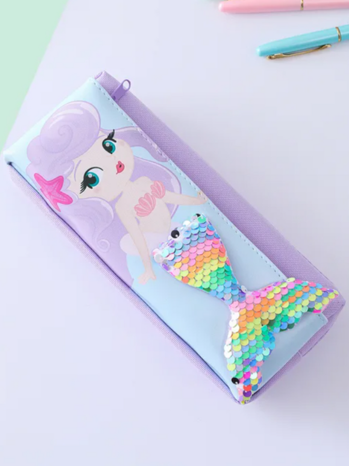 Sparkling Mermaid Pencil Case - Cute and Colorful Organizer