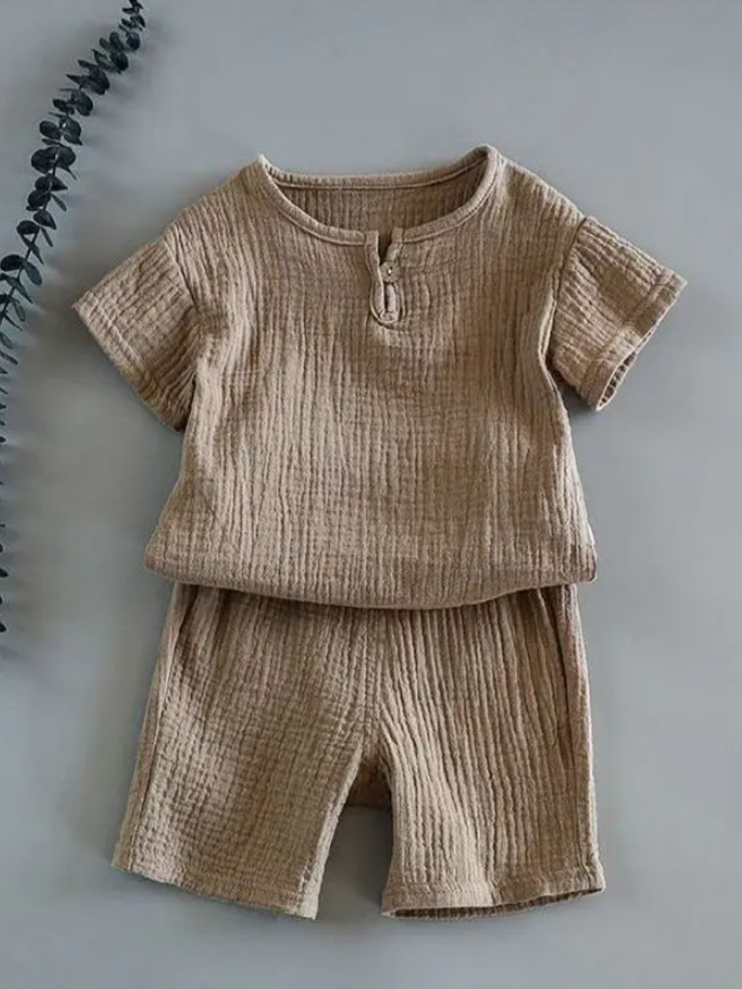 Soft Cotton Boys Short Set | Mia Belle Girls Summer Outfits