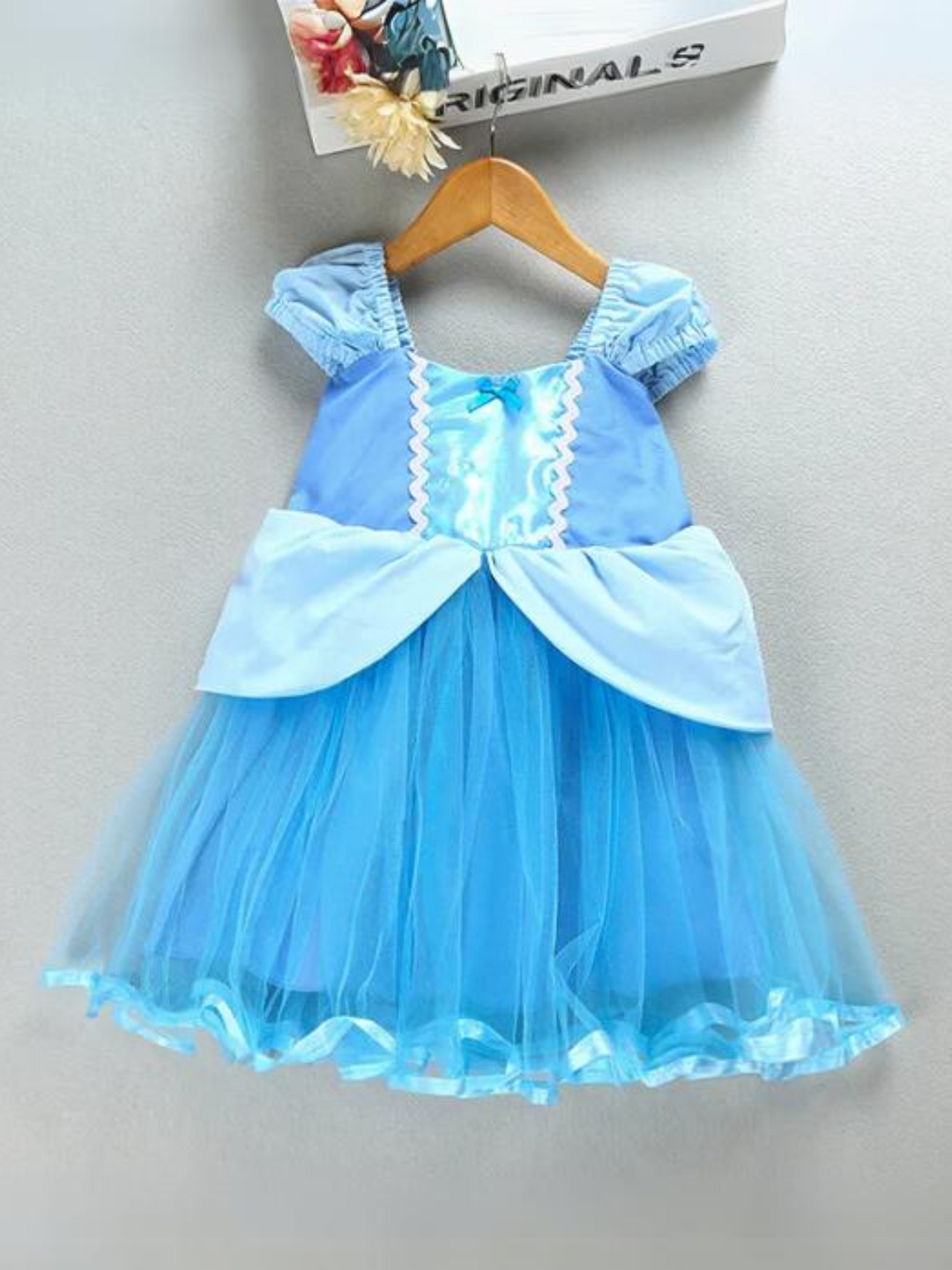 Mia Belle Girls Cinderella Inspired Tutu Dress | Princess Dress Up