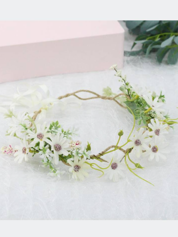 Girls Delicate Midsummer Vibes Flower Halo | Hair Accessories - Mia Belle Girls