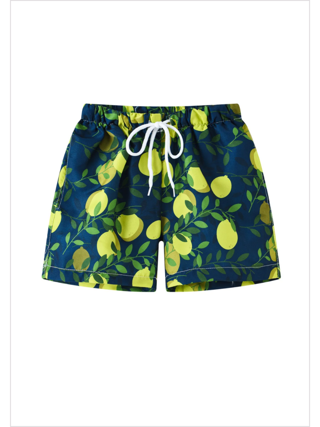 Boys Multicolor Swim Trunks | Mia Belle Girls Summer Outfits