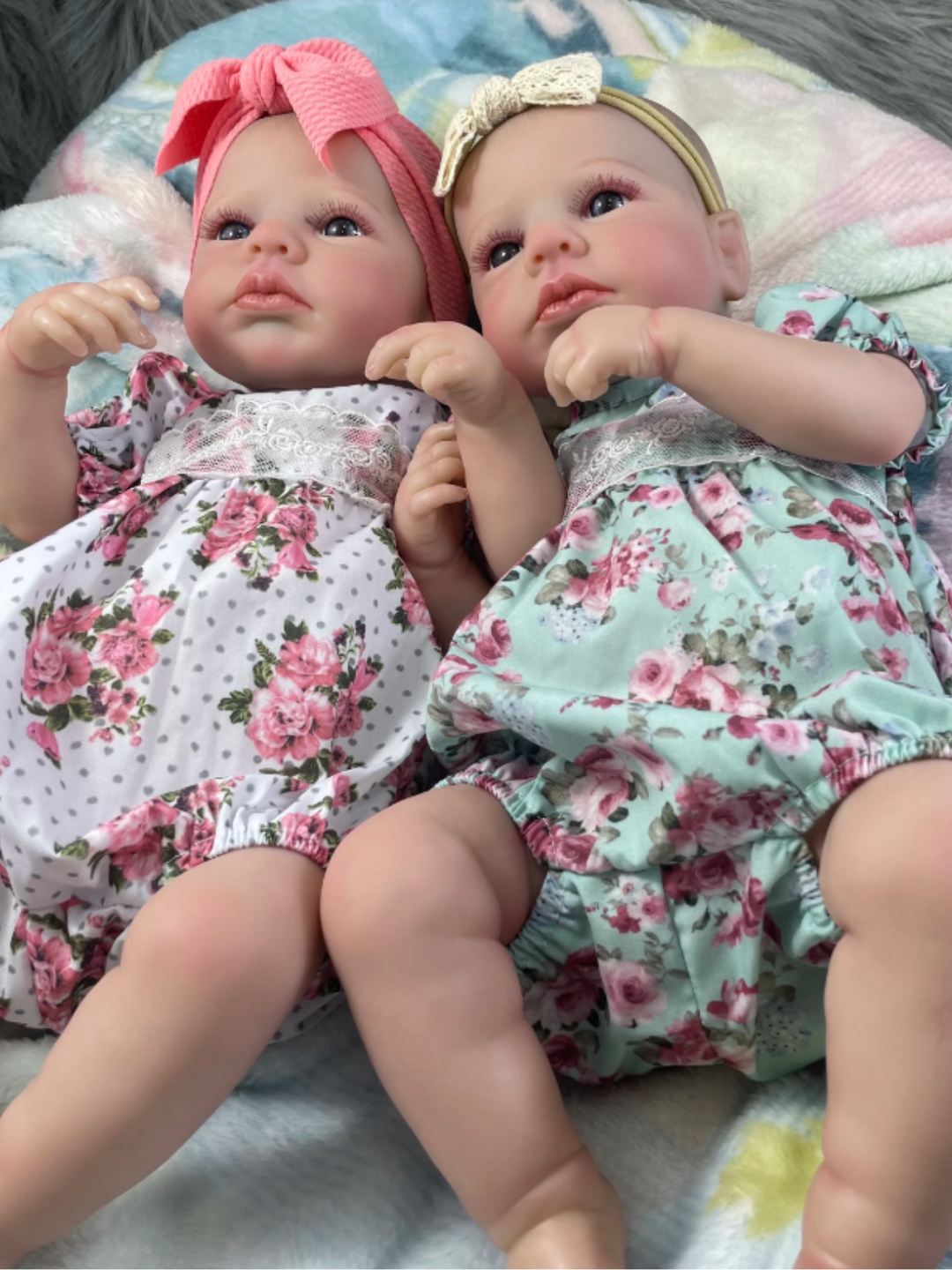 20" LouLou Twins: Hochwertige, realistische Mädchenpuppen