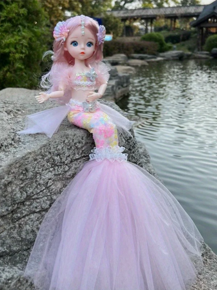 Enchanting Mermaid Doll - Available in 7 Colors