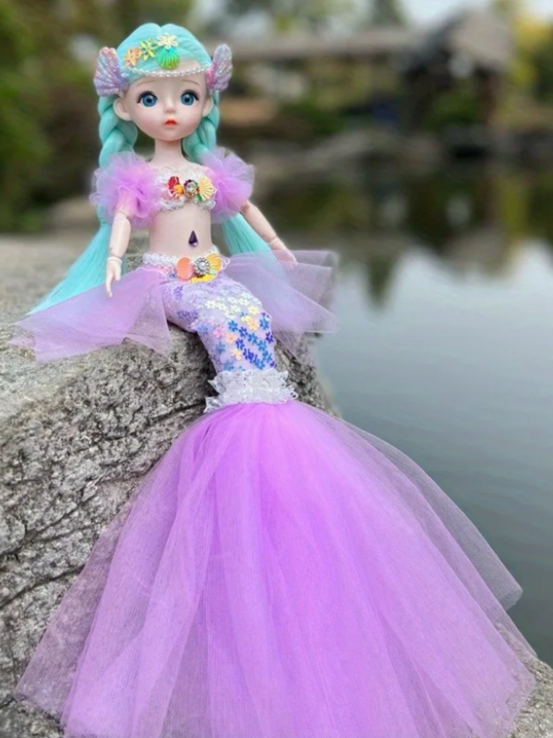 Enchanting Mermaid Doll - Available in 7 Colors