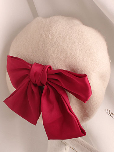 Girls Most Adorable Bow Beret