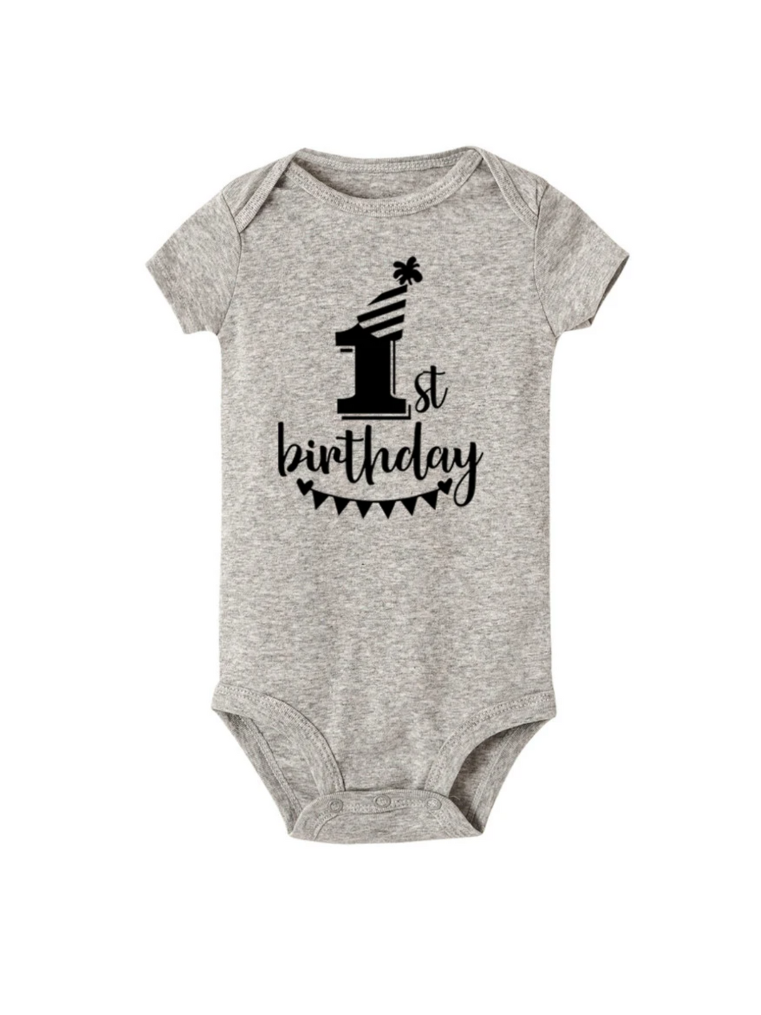 Charming ""My 1st Birthday"" Baby Romper - Perfect First Birthday Outfit