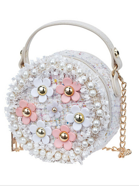 Mia Belle Girls Round Floral Crossbody Bag | Girls Accessories