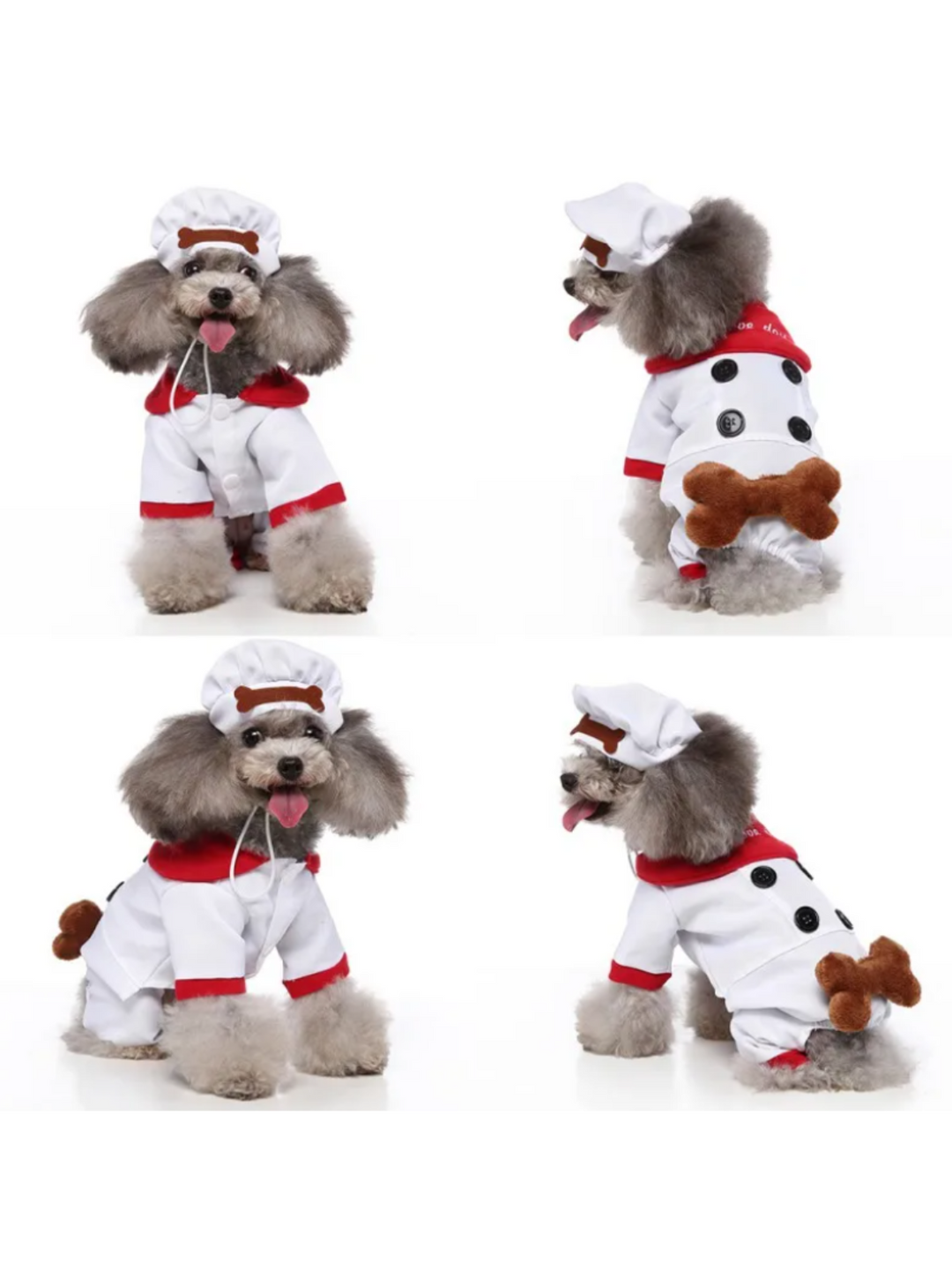 Dog Pawsitively Adorable Chef Halloween Costume