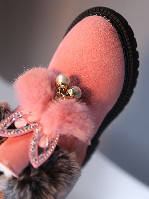 Shoes By Liv & Mia | Cute Faux Fur Butterfly Boots - Mia Belle Girls