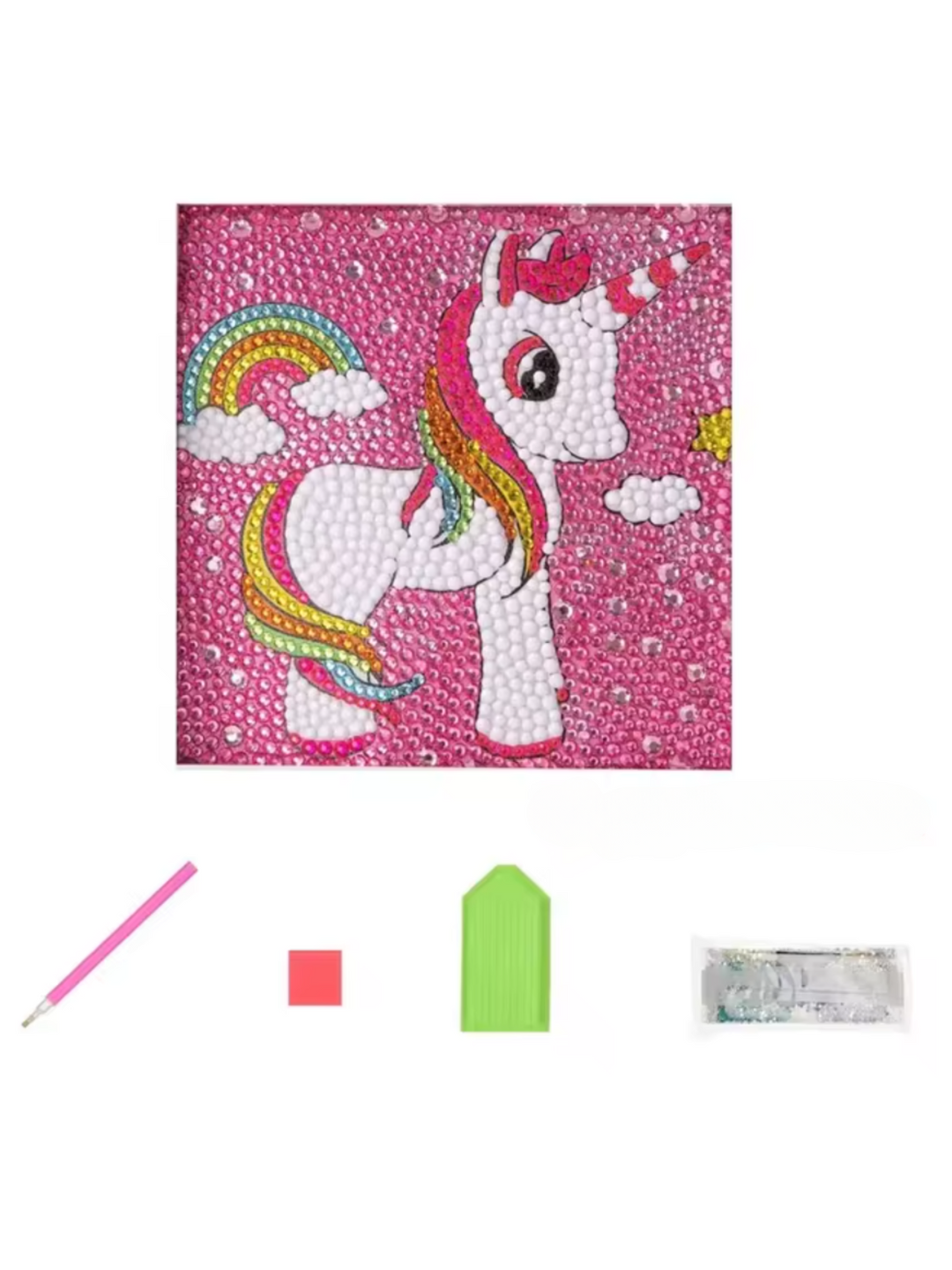 DIY Diamond Art Dots Einhorn Design Malset