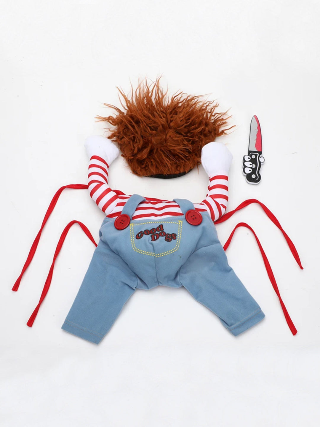 Dog Scary Doll Halloween Costume