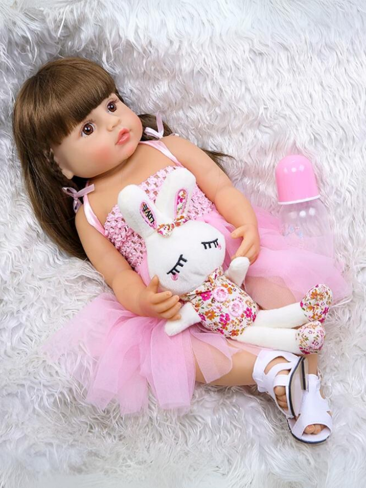 22" Charming Realistic Pink Princess Doll