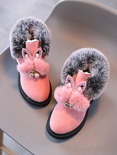 Shoes By Liv & Mia | Cute Faux Fur Butterfly Boots - Mia Belle Girls