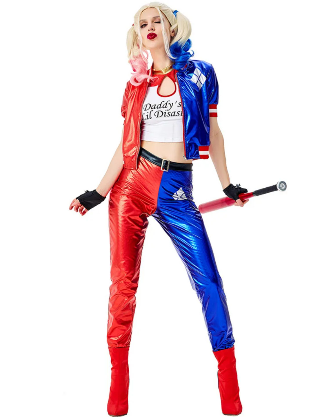 Women Harley Quinn Joker Squad Halloween Costume – Mia Belle Girls