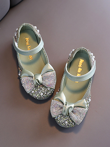 Mia Belle Girls Rhinestone Ballet Flats | Shoes By Liv and Mia