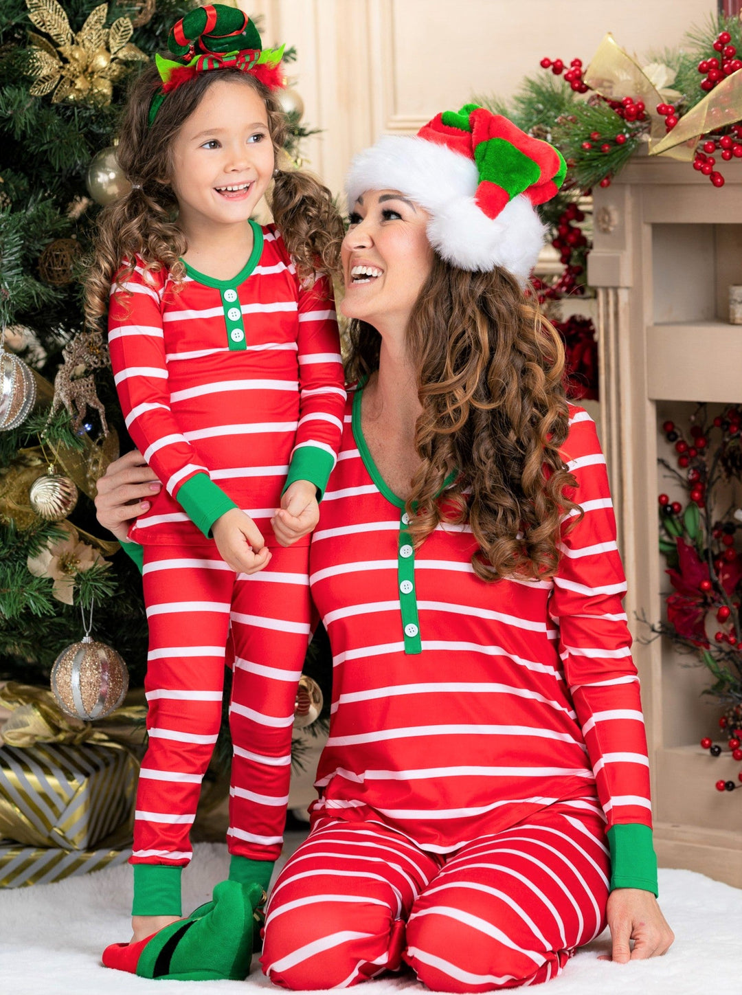 Mommy & Me Matching Pajamas | Striped Pajama Set | Girls Boutique