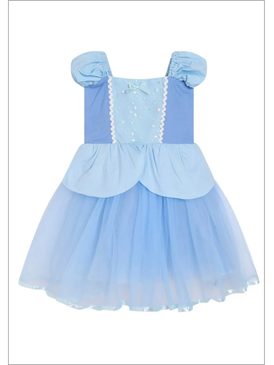 Mia Belle Girls Cinderella Inspired Dress | Princess Dress Up