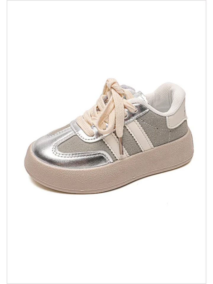 Mia Belle Girls Striped Platform Sneakers | Shoes By Liv And Mia