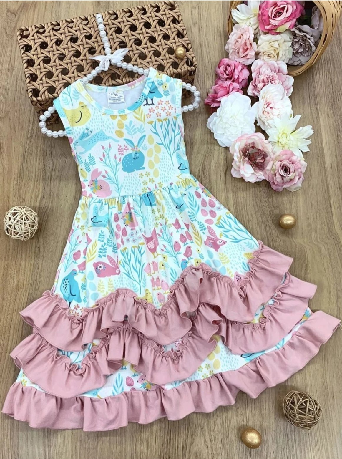 Cute ruffle orders dresses