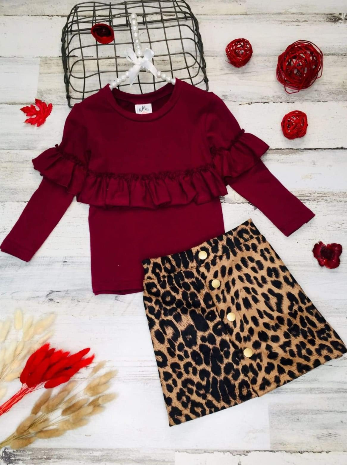 Burgundy skirt 3t best sale