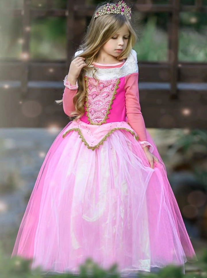 Girls Halloween Costumes | Sleeping Beauty Costume  - Mia Belle Girls