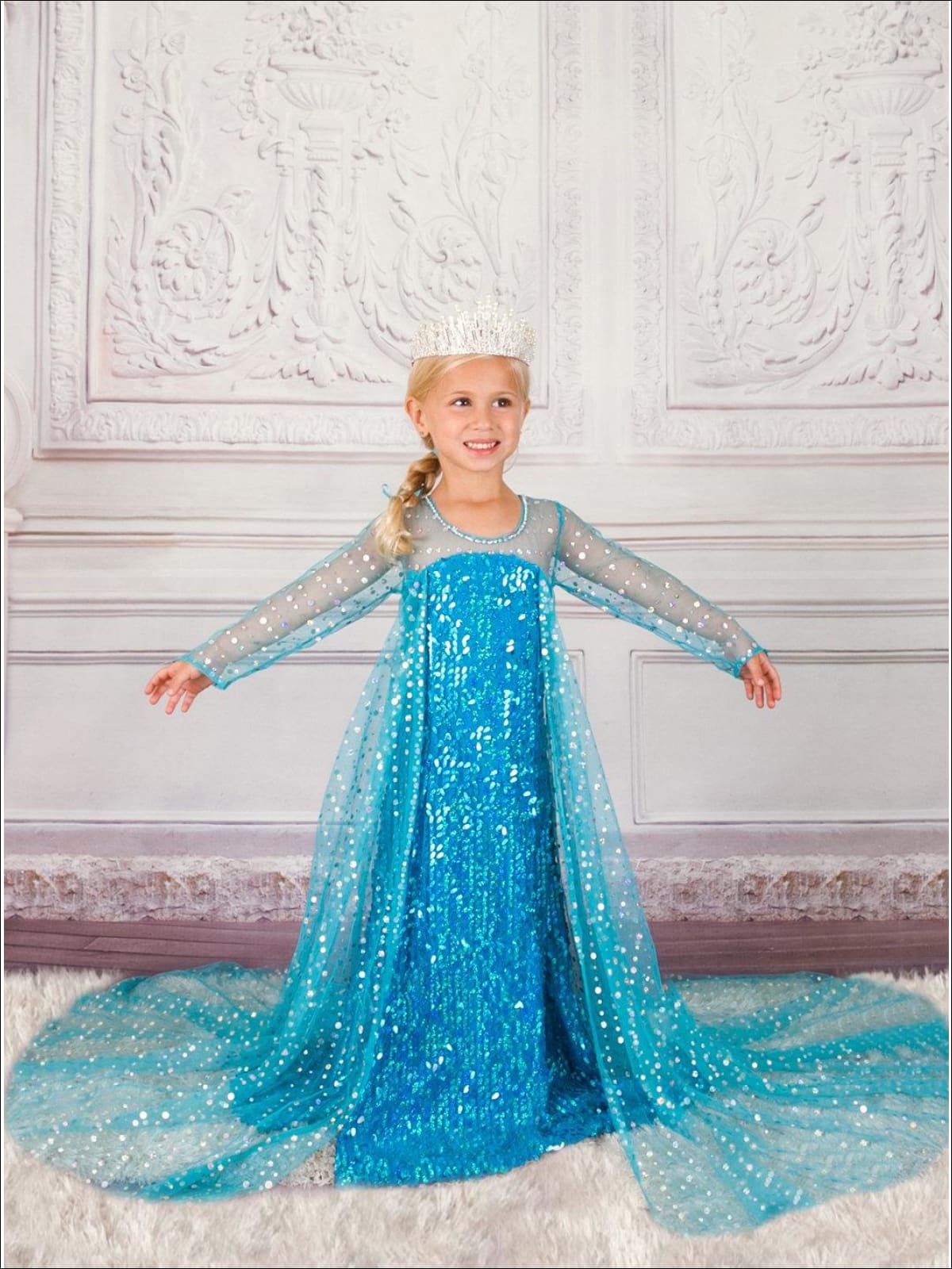 Elsa of frozen costume hotsell