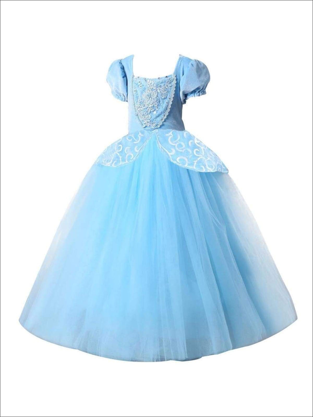 Girls Halloween Costumes | Cinderella Inspired Gown - Mia Belle Girls