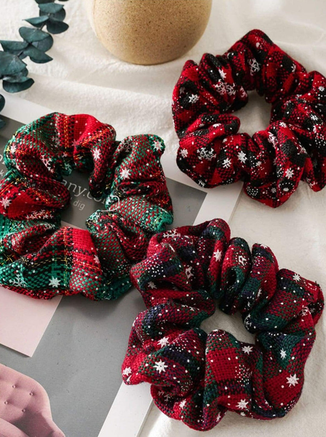 Cute Christmas Accessories | Little Girls Holiday Hair Scrunchies