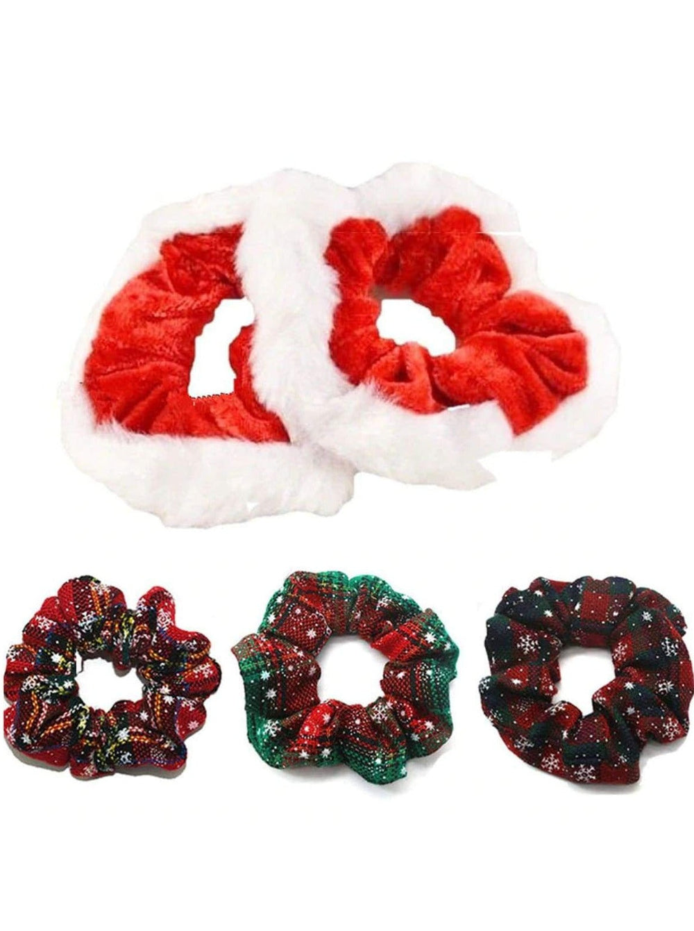 Cute Christmas Accessories | Little Girls Holiday Hair Scrunchies