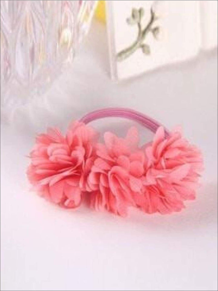 Girls Flower Petal Hair Band - Coral / Small - Hair Accessories