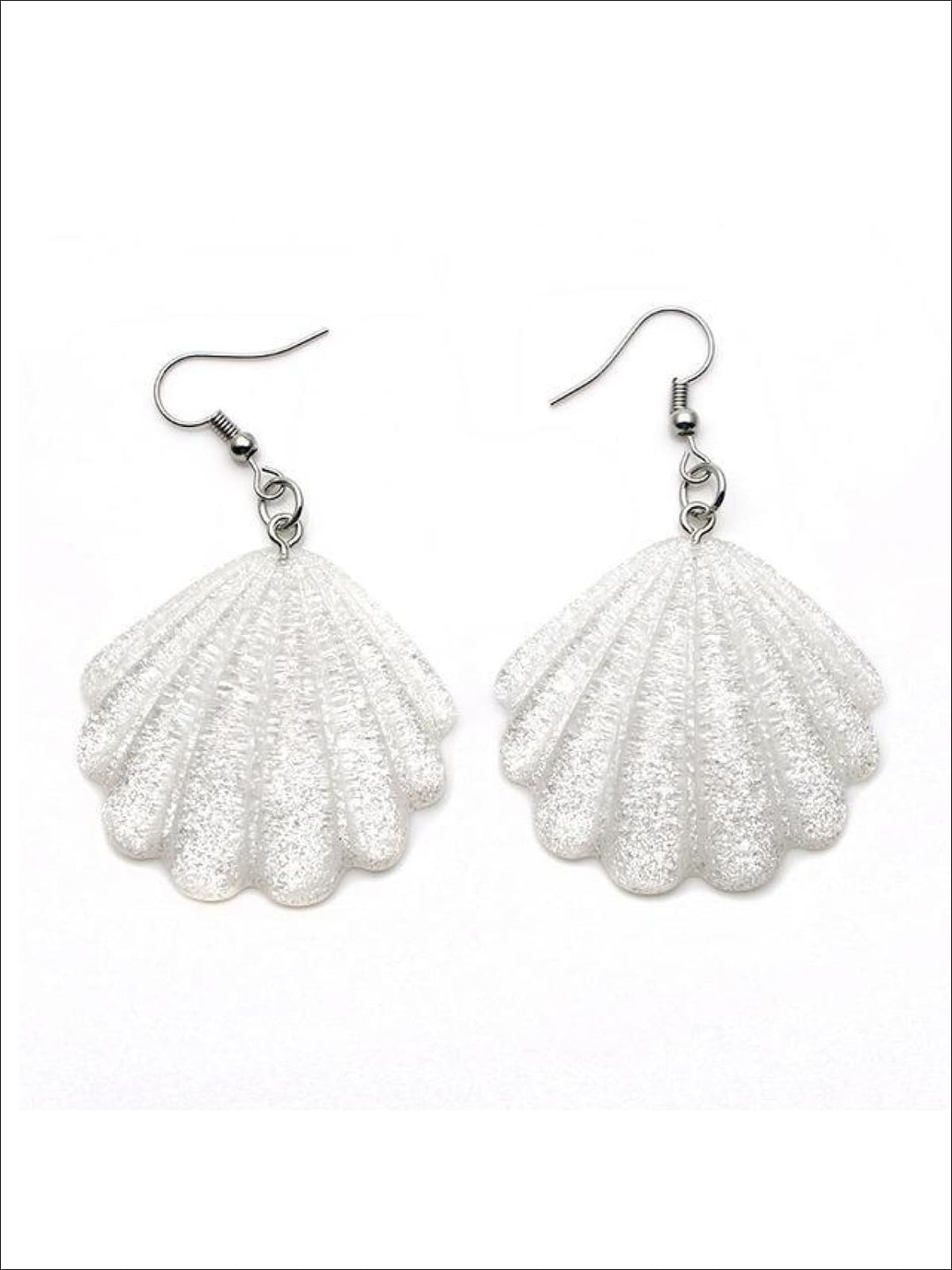 Halloween Accessories | Glitter Sea Shell Earrings | Mia Belle Girls